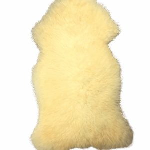 Schaffell natur weiß